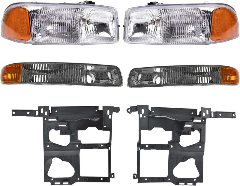 TRQ Lighting Kit Compatible with 1999-2006 GMC Sierra 1500 2007 Sierra 1500 Classic 2001-2006 Sierra 1500 HD Sierra 1500 HD Classic 1999-2004 Sierra 2500 Sierra 2500 HD Sierra 2500 - Image 3